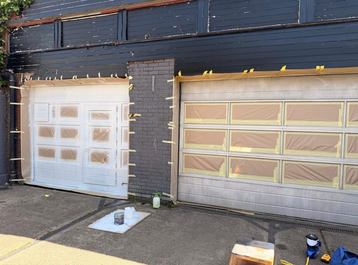 Mews garage doors